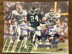 Otis Anderson New York Giants Superbowl 25 Signed Autographed 8x10 Photo - Picture 1 of 2