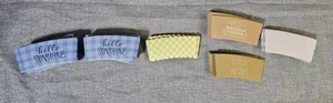 Juego de 50 fundas desechables mixtas para tazas frescas calientes - Imagen 1 de 3