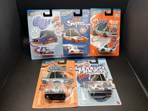Hot Wheels Silver Series GULF Tooned Complete Set Of 5 2024 models - Picture 1 of 11