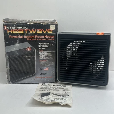 Vintage Intermatic Heatwave Powerful Instant Room Heater Model JH200 1500W - Image 1 of 4