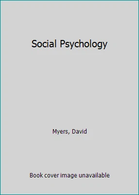 Social Psychology by Myers, David Foto 1 de 1