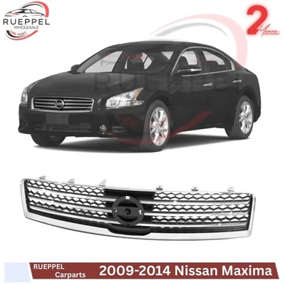 Front Grille Assembly Chrome For 2009-2014 Nissan Maxima Foto 1 de 4