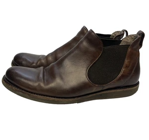 John Varvatos Men's Chelsea Boots Size 10 Brown Chocolate Leather Ankle Dress - Picture 1 of 11