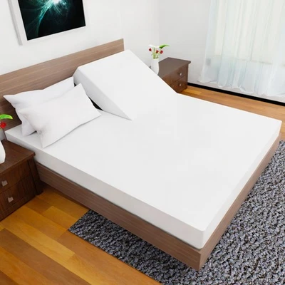 Juego de sábanas Top Split Flex Head King Size - Cama ultra suave calidad egipcia ella... Foto 1 de 4