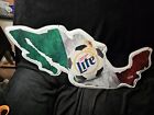Miller Lite Mexico Country Soccer Metal Sign tin beer bar vintage rare 1999 pub