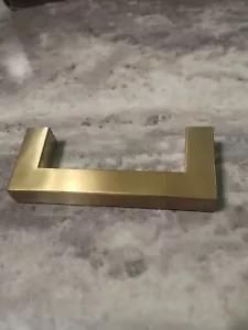 3.5 Inch Brushed Brass drawer handle pulls, w/ hardware. Sold Individually - Picture 1 of 11
