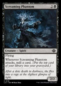 Screaming Phantom Foil (118) The Lost Caverns of Ixalan LCI MTG Magic - Picture 1 of 1