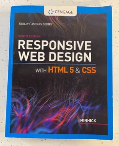 Responsive Web Design with HTML 5 & - Paperback, by Minnick Jessica - Very Good - Picture 1 of 4