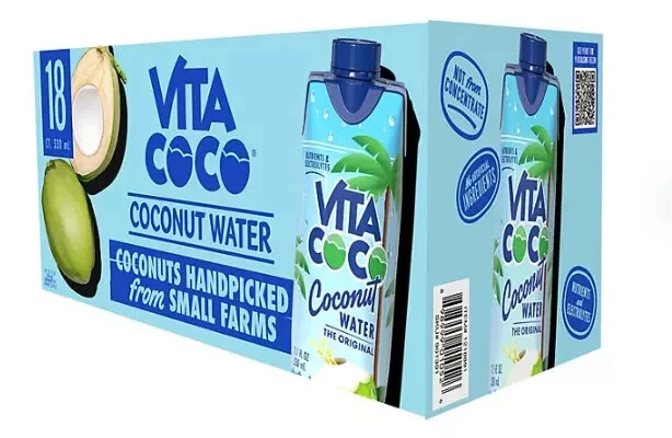 Vita Coco Coconut Water (11.1 fl. oz., 18 pk.) NO SHIP TO CA - Image 1 of 1