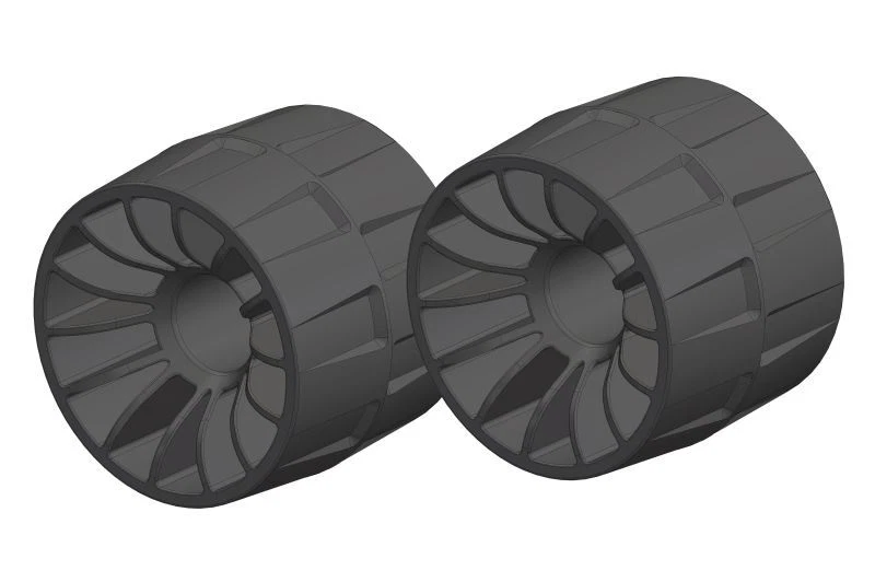 Corally - Wheelie Bar Wheels - Composite - 2 pcs: Dementor - Image 1 of 1