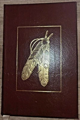 Leather book, The Last of the Mohicans by James Fenimore Cooper, 1979   Easton Foto 1 de 4