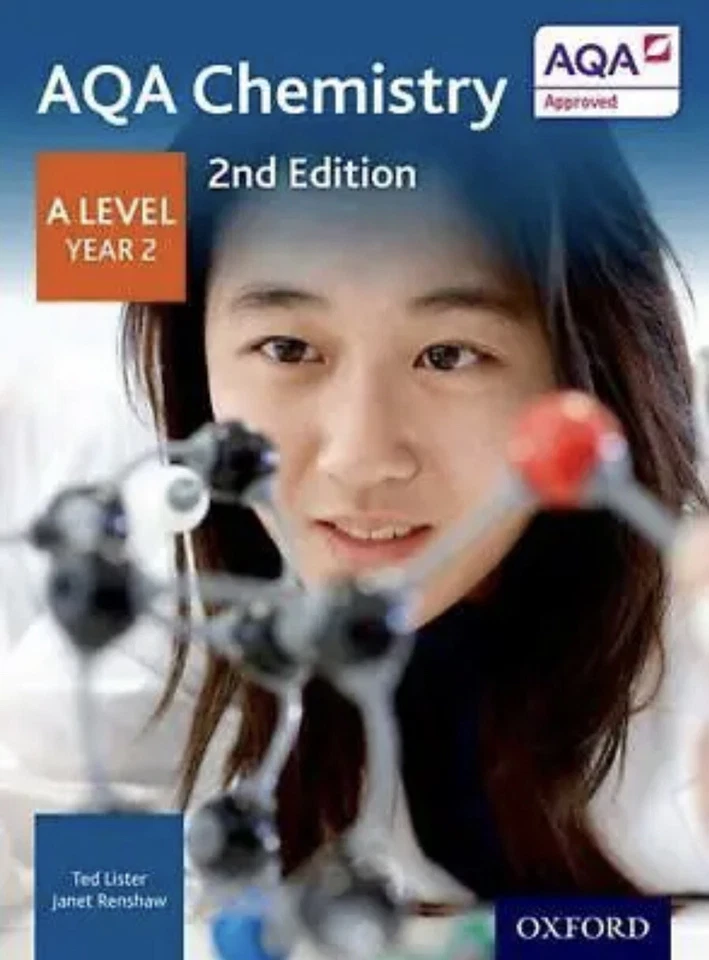 AQA Chemistry: A Level Year 2 by Ted Lister 9780198357711 Second Edition - Image 1 of 1
