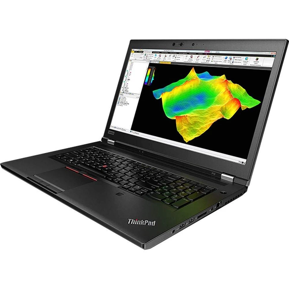 Lenovo ThinkPad P72 17" Laptop, Intel i7-8750H, 8GB RAM, 1TB HDD, Win 10 Pro - Image 1 of 1