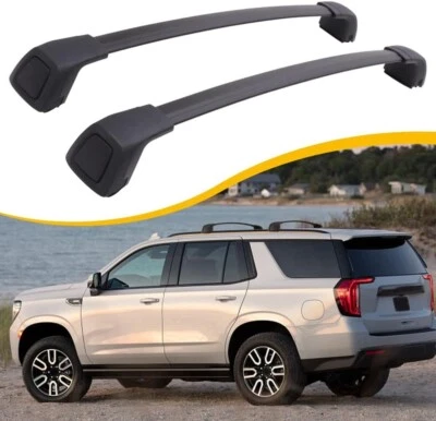 For 2021-2022 Suburban Tahoe Escalade Yukon GM Roof Rack Bar OE Style Cross Bars - Image 1 of 4