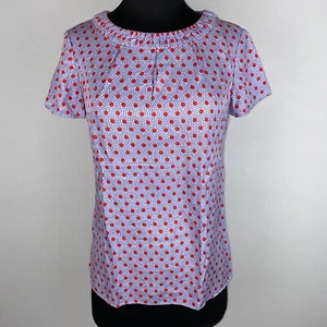 Top plisado a lunares Boden para mujer EE. UU. 4/Reino Unido 8 JU - Imagen 1 de 12
