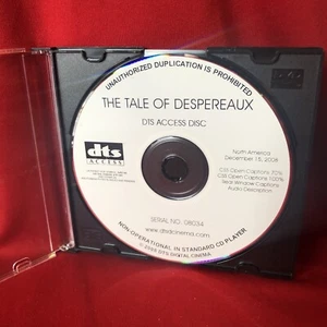 Movie Theater Sound DTS Access Disc - Rare The Tale of Despereaux - Picture 1 of 7