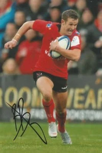 ULSTER RUGBY UNION: BILLY BURNS SIGNED 6x4 ACTION PHOTO+COA - Picture 1 of 1