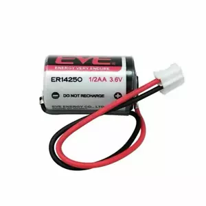 1Pcs EVE ER14250 3.6V LS14250 1/2 AA Size 1200mAh Li-ion Battery With Plug NEW - Picture 1 of 6