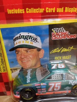 Réplica diecast Ford Thunderbird 1997 NASCAR Racing Champions #75 Rick Mast 1/64  Foto 1 de 4
