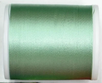 Madeira Rayon 40, #1047 SEA FOAM GREEN, 1000m Machine Embroidery Thread - Image 1 of 2