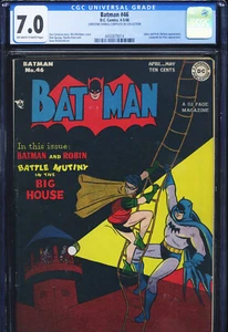 BATMAN #46 - CGC-7.0 - OW-W - Joker - Golden Age - Picture 1 of 3