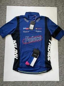 PALACE RAPHA SHORT SLEEVE JERSEY + SOCKS bundle UK M medium. Brand new with tags - Picture 1 of 8