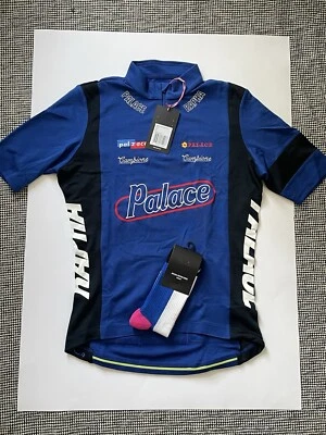PALACE RAPHA SHORT SLEEVE JERSEY + SOCKS bundle UK M medium. Brand new with tags - Image 1 of 4