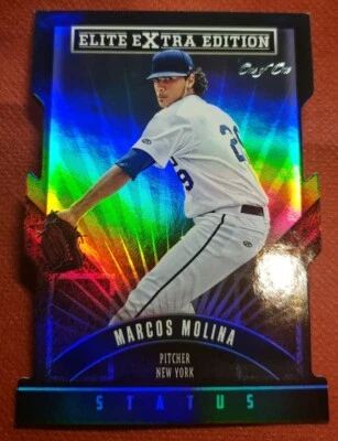 2015 Panini Elite Extra Edition Status BLACK Die-Cut Marcos Molina #'d 1/1 - Image 1 of 3