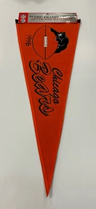 Chicago Bears NFL Winning Streak Embroidered Throwback Wool Pennant!!! - Picture 1 of 4
