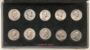 ITALIA IL CAPO DEL GOVERNO A.I° A.X° 10 MED. ARGENTO PER I PIÙ IMPORTANTI EVENTI - Picture 1 of 8