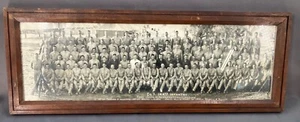 Vintage 1941 US Army Military WWII Panoramic Photograph 144th Infantry - Picture 1 of 11