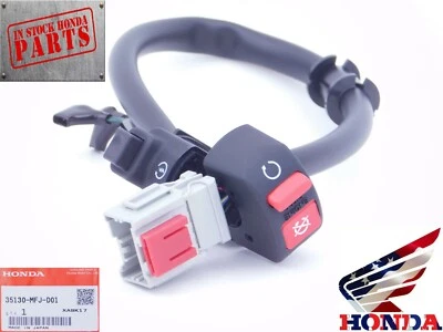 Interruptor de parada de motor Honda 2007-2012 CBR600RR/RA nuevo original OEM Foto 1 de 4