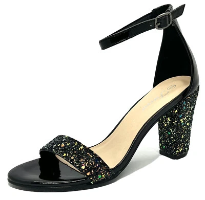 Zapatos de vestir de noche y fiesta Forever Rise-8 negros para mujer talla 8 Foto 1 de 4