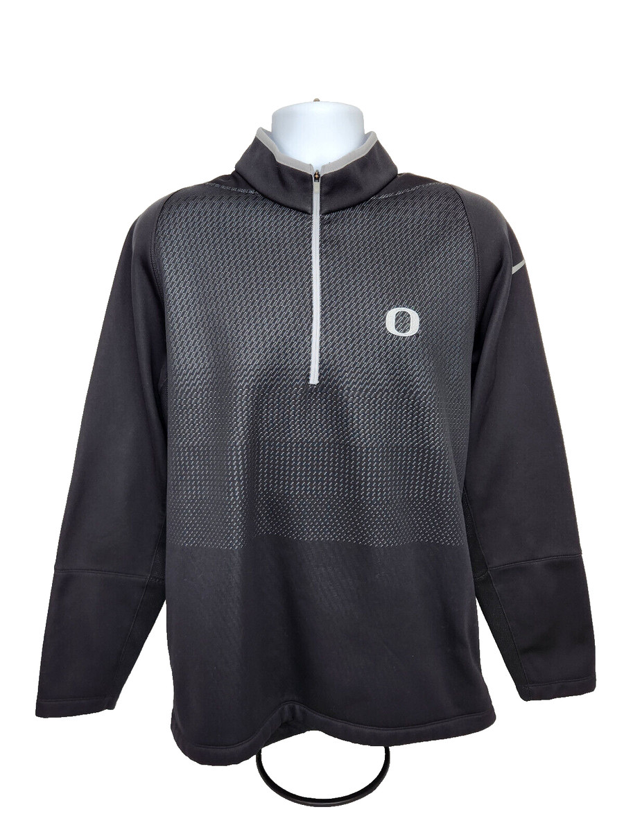 NCAA Oregon大学 フルジップジャケット　海外限定 Oregon DUCKS Track & Field TEAM ISSUED Nike Dri-Fit 1/4 Zip