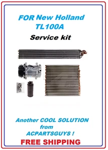 For New Holland TL100A A/C Compressor Service kit 47132887 47132050 47137731 - Foto 1 di 1