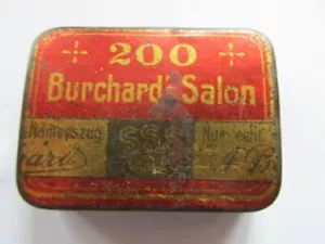 raro gramófono antiguo lata de agujas 200 agujas de salón Burchard's - Imagen 1 de 4
