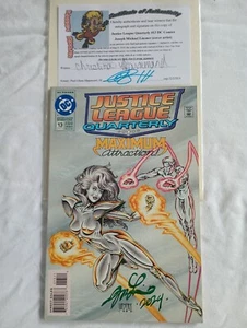 Justice League Quarterly #13 (VF+) DC Comics 1993 signed Joseph Michael Linsner - Picture 1 of 16