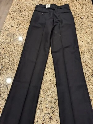 Flying Cross Mens Polyester Uniform Trouser Pants Navy Unhemmed size 34 Reg - Image 1 of 4