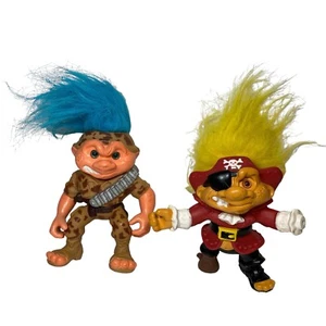 Battle Trolls General Troll Pirate Lote de 2 Hasbro 1992 - Imagen 1 de 7