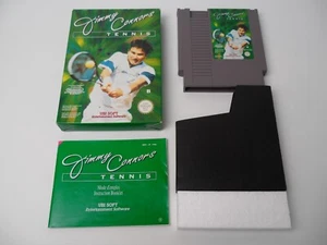 Jimmy Connors Tennis (PAL-B) FRA Nintendo NES Complete in Box CIB - Picture 1 of 13