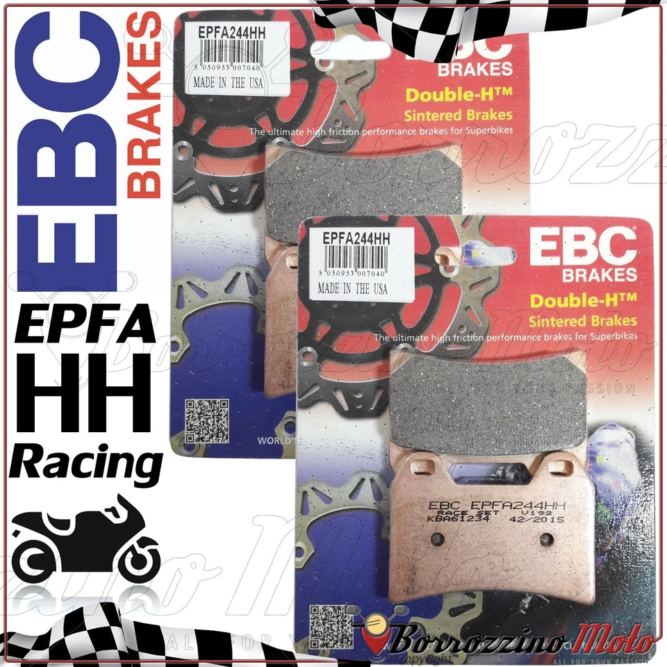 PASTIGLIE FRENO ANTERIORE RACING EBC EPFA244HH DUCATI MONSTER S4R 996 2003-2006 Foto 1 de 1