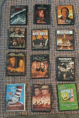 ASSORTED DVD'S/BAD BOYS/THE KID/9TH GATE/JARHEAD/RADIO/FREEDOMLAND. - Imagem 1 de 2