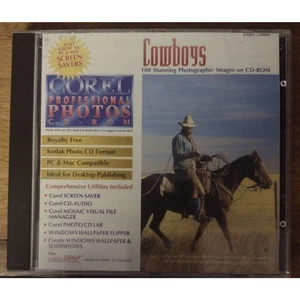 Cowboys [100 Stunning Photographic Images] (CD, 1994, Screen Saver) - Foto 1 di 2