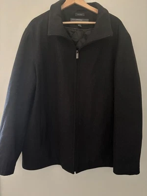 Perry Ellis Portfolio Men’s XL Italian Wool Blend Winter Coat Warm Lined - Image 1 of 4