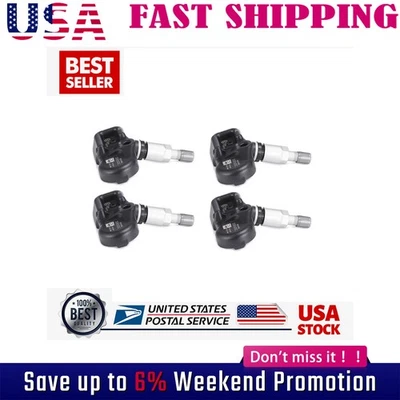 Tpms For Toyota Lexus 42607-33010 4pcs 315MHz 4260733011 4260706011 PMV-107J - Image 1 of 4