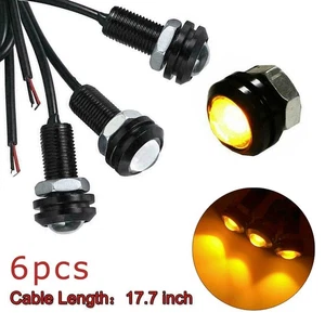 High Quality Left Right Front LED Lights Lamp Front Grille 3000K Amber - Picture 1 of 12