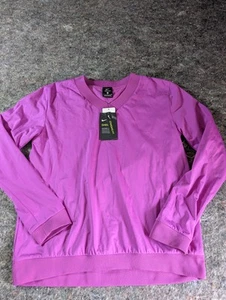 Nike Shield Women's Long-sleeve Golf Pullover Fuschia Pink CK5874-551 Small NEW - Picture 1 of 8