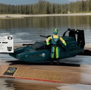 Mocassino acqua Cobra vintage testa di rame G.I. Joe 1984 Hasbro 100% completo ARAH - Foto 1 di 8