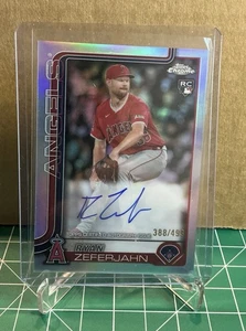 2025 Topps Chrome Baseball RYAN ZEFERJAHN RC Auto Refractor /499 #RA-RZ - Bild 1 von 1
