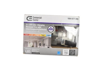 Borde empotrado eléctrico comercial de 3 pulgadas LED que cambia de color con reflectores 750 lm Foto 1 de 4